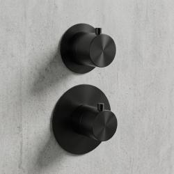 aquanello-eternal-matte-black-flush-mount-thermostat-diverter-valve